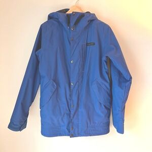 Burton White Collection Mens Snowboard Ski Jacket Blue Size S Dryride